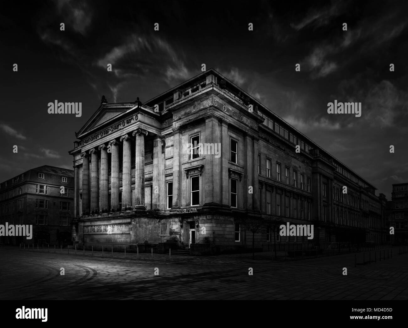 Citazione Edificio, Glasgow Foto Stock