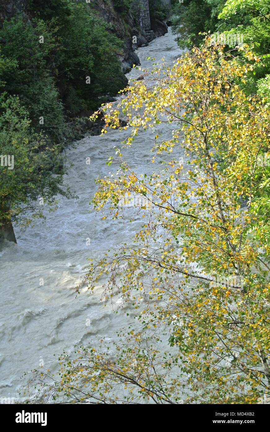 Chamonix Mont Blanc, Alpi francesi Foto Stock