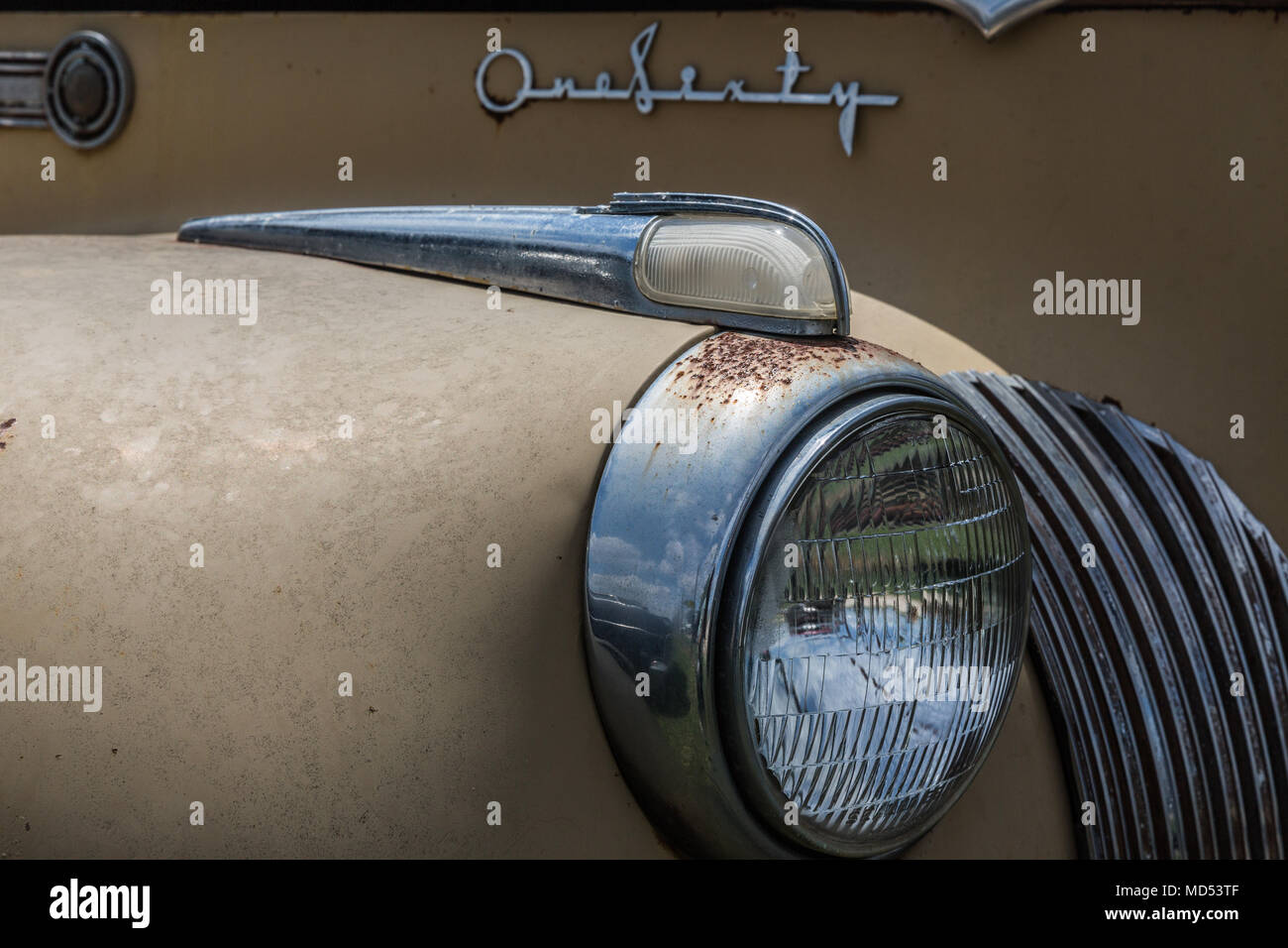 V8 ornamento in CTC Auto Ranch in Denton Texas Foto Stock
