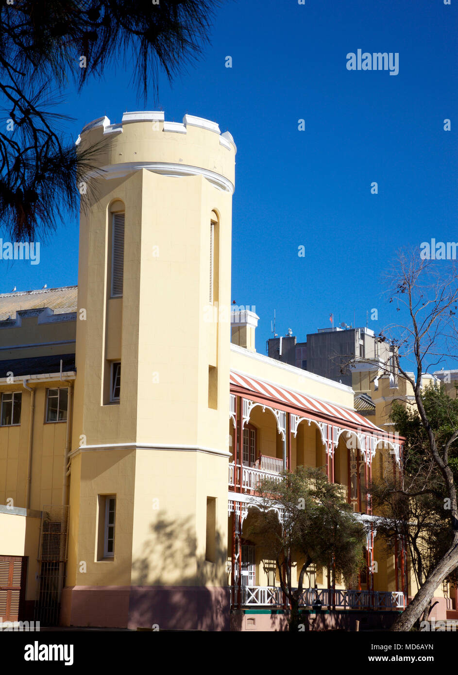 Somerset Hospital, Green Point, Città del Capo ora un sito del patrimonio, Sud Africa Foto Stock