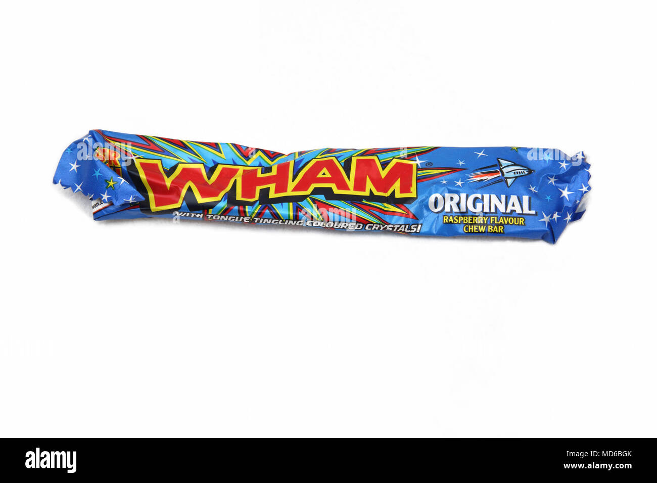 Retrò Wham dolce aroma di lampone masticare Bar Foto Stock