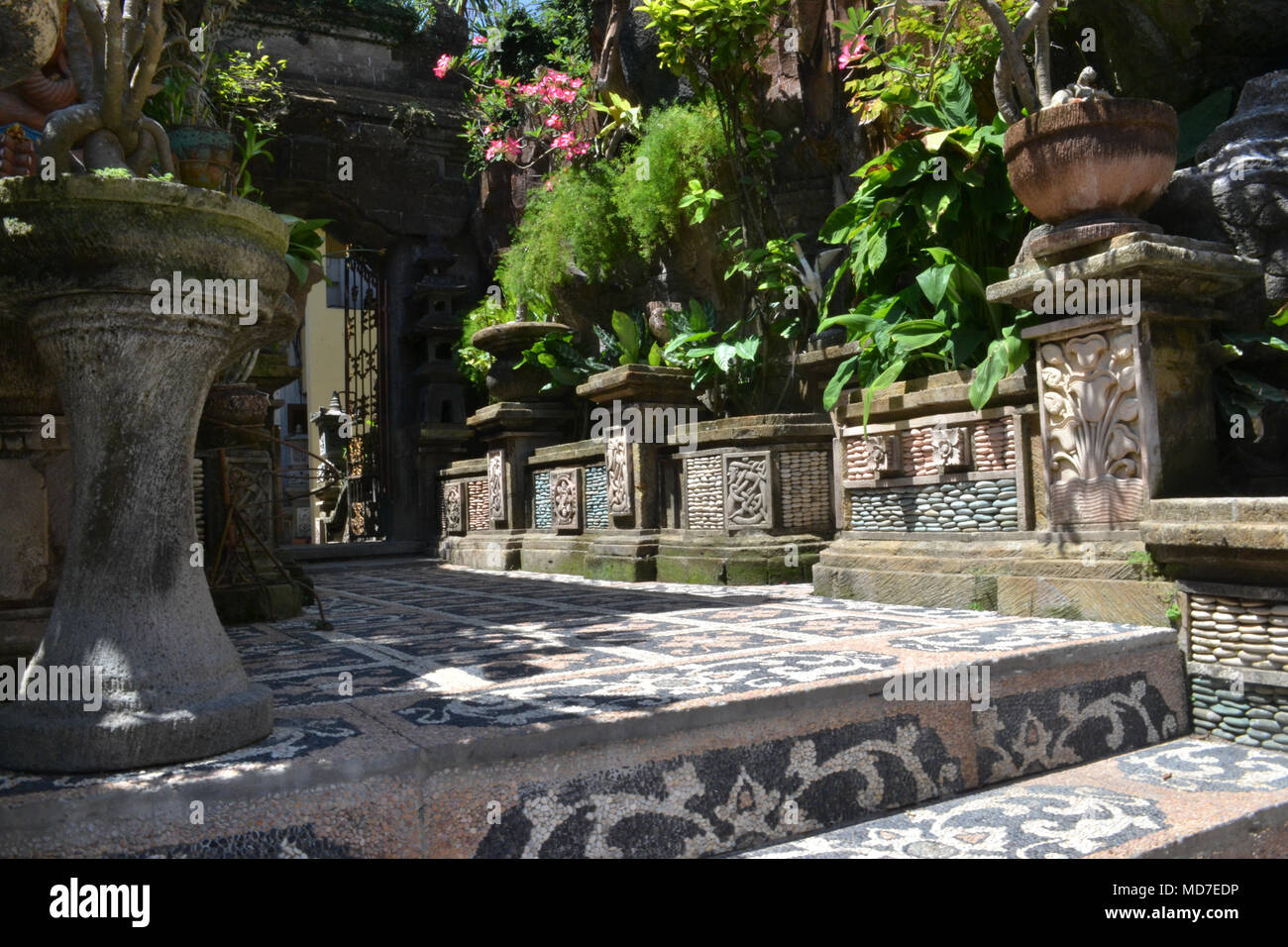 Indonesiano casa di Bali Foto Stock