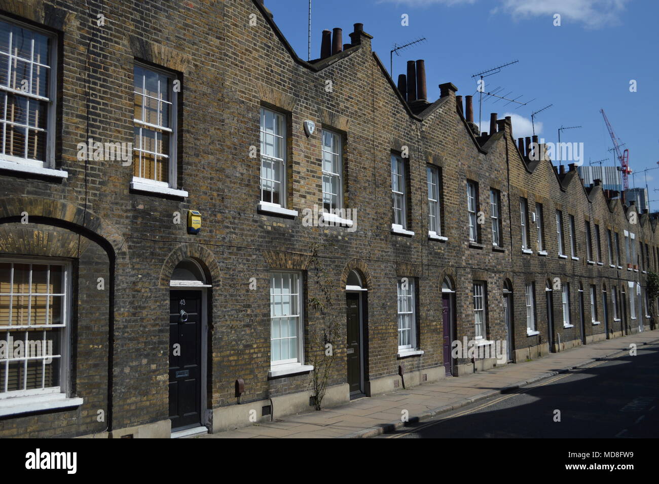 Le case di Roupell Street, Londra Foto Stock