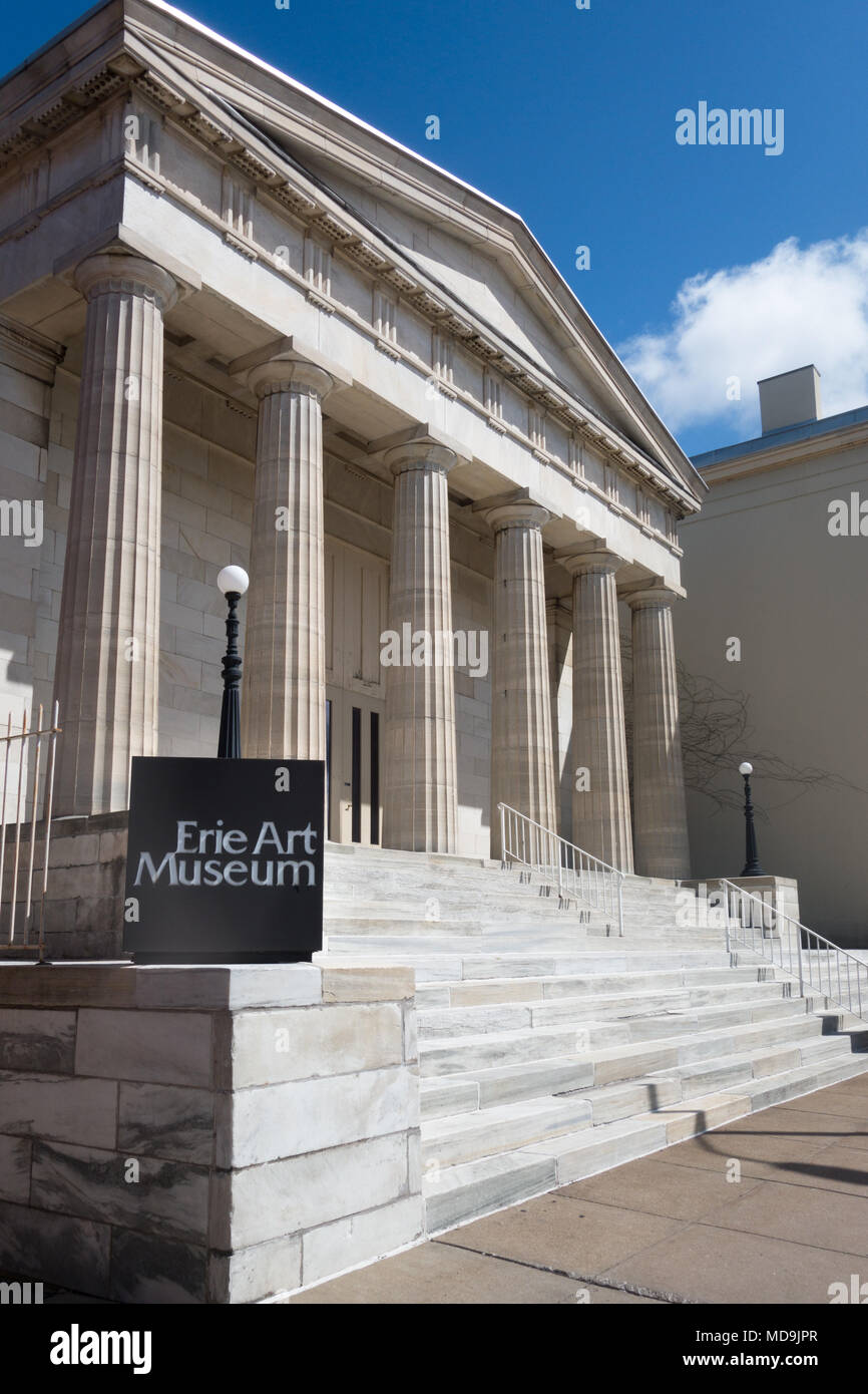 Erie Art Museum di Erie in Pennsylvania, STATI UNITI D'AMERICA Foto Stock