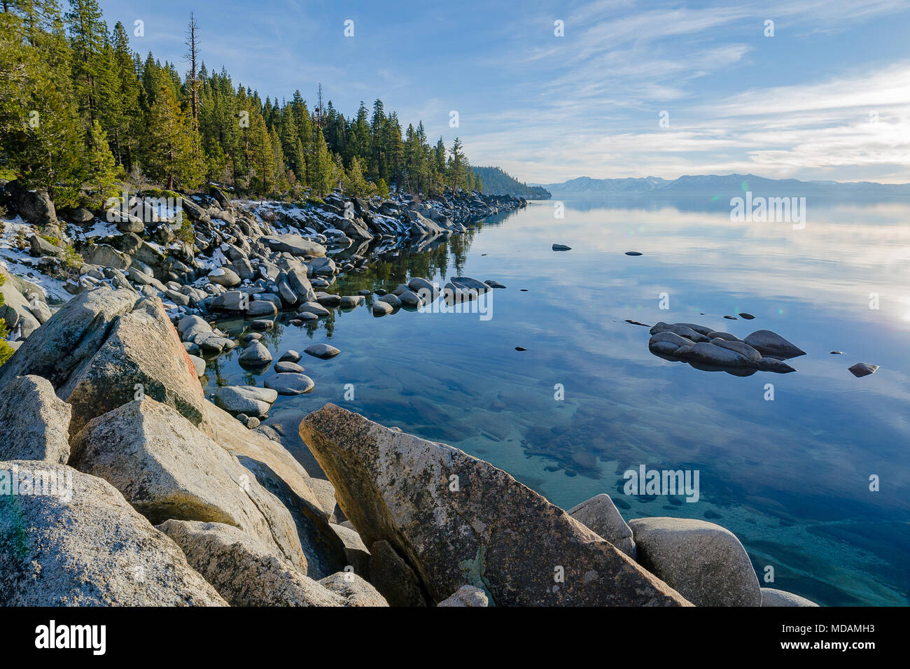 North Lake Tahoe in California Foto Stock