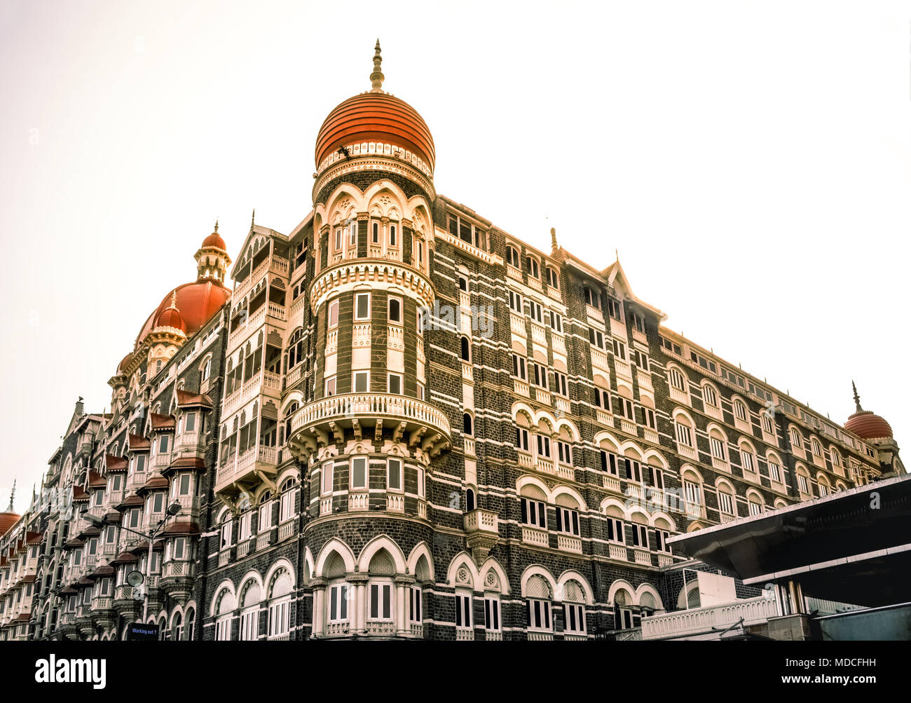 Taj Mahal Palace Hotel Colaba, Mumbai, Maharashtra, India, Asia Foto Stock