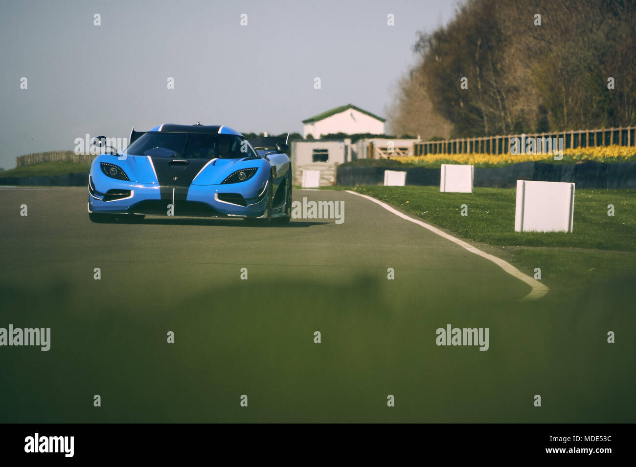 Koenigsegg Agera RSN su Pista - Goodwood Foto Stock