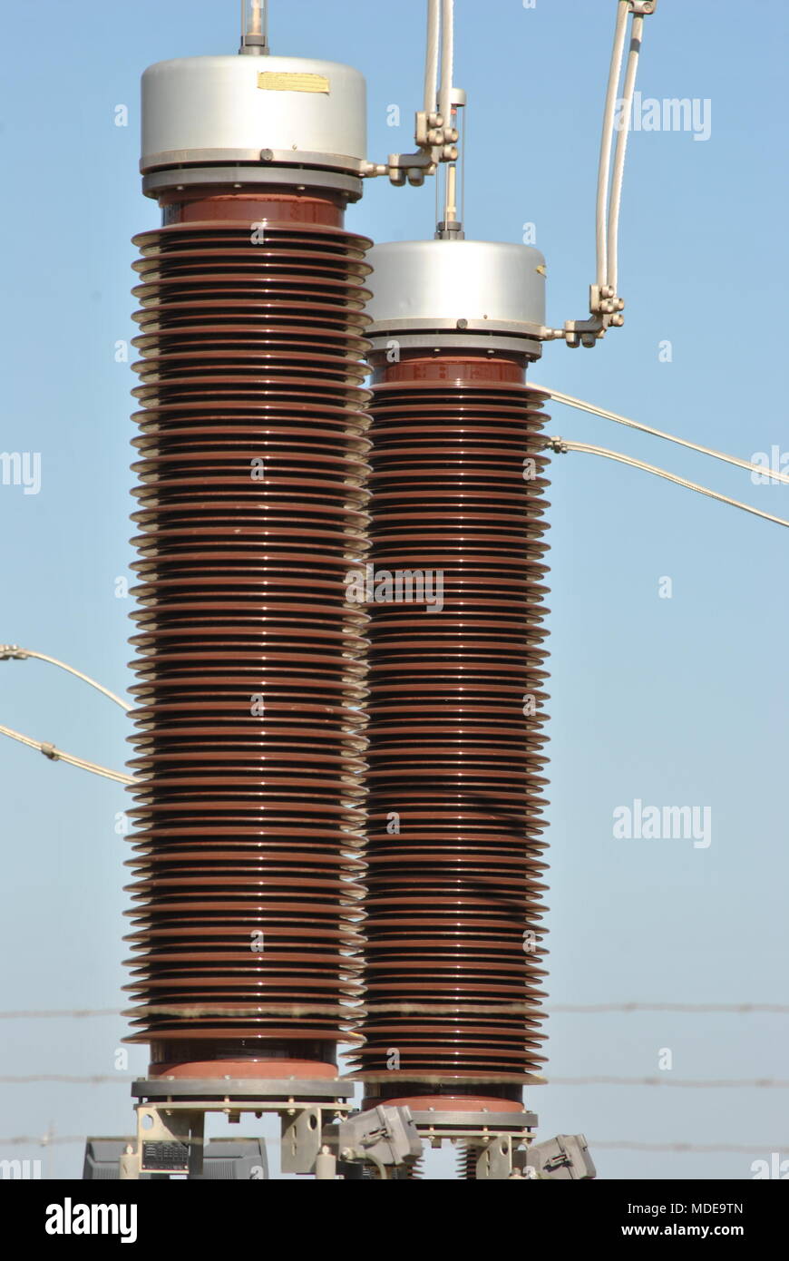 Elettrico di impianto ad alta tensione Foto Stock