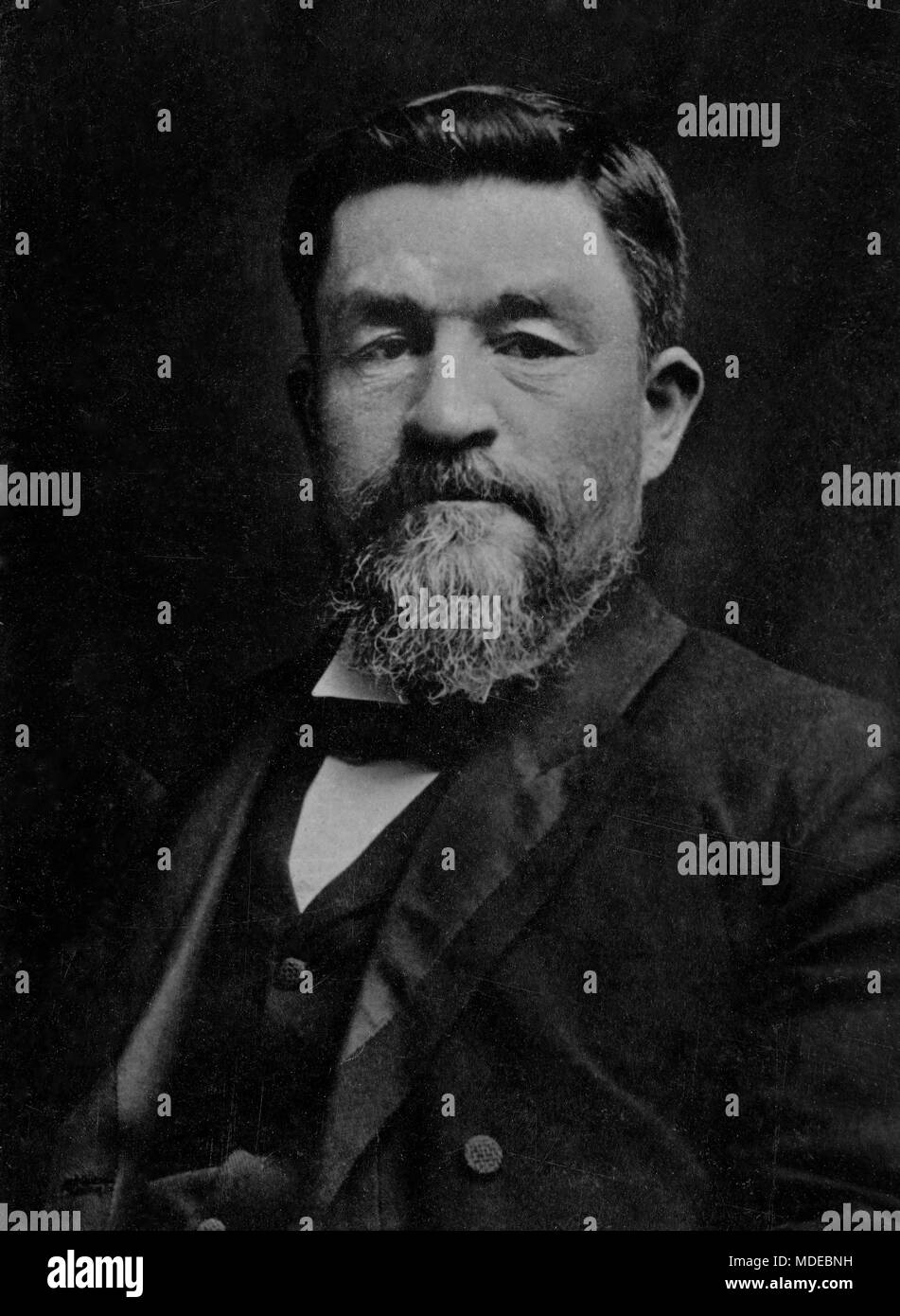 Ritratto di Christian Dewet ( 1854 - 1922 ) generale Boer - Fotografia di Rossel Foto Stock