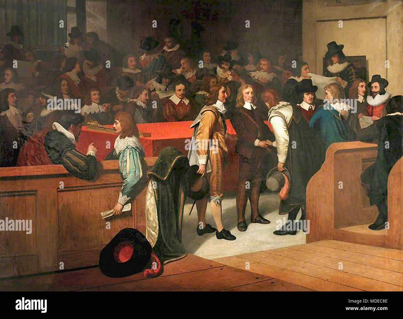 Wynfield David Wilkie - Cromwell's prima apparizione in Parlamento Foto Stock