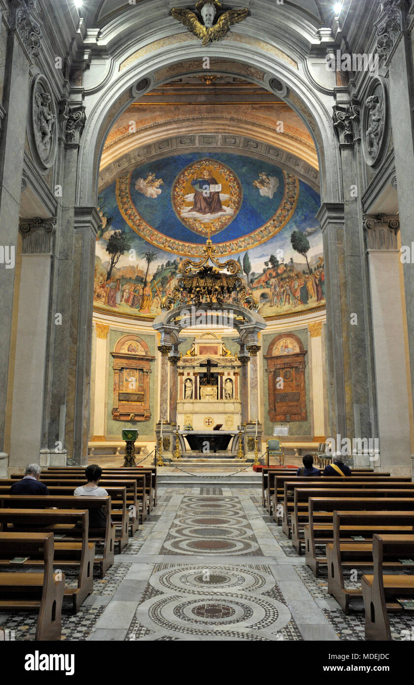 Italia, Roma, basilica di Santa Croce in Gerusalemme Foto Stock