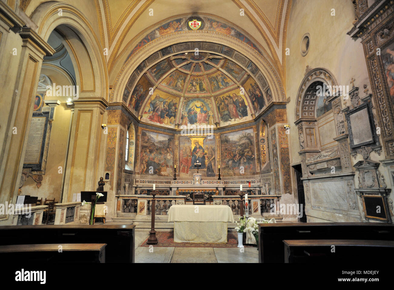 Italia, Roma, chiesa di Sant'Onofrio al Gianicolo Foto stock - Alamy