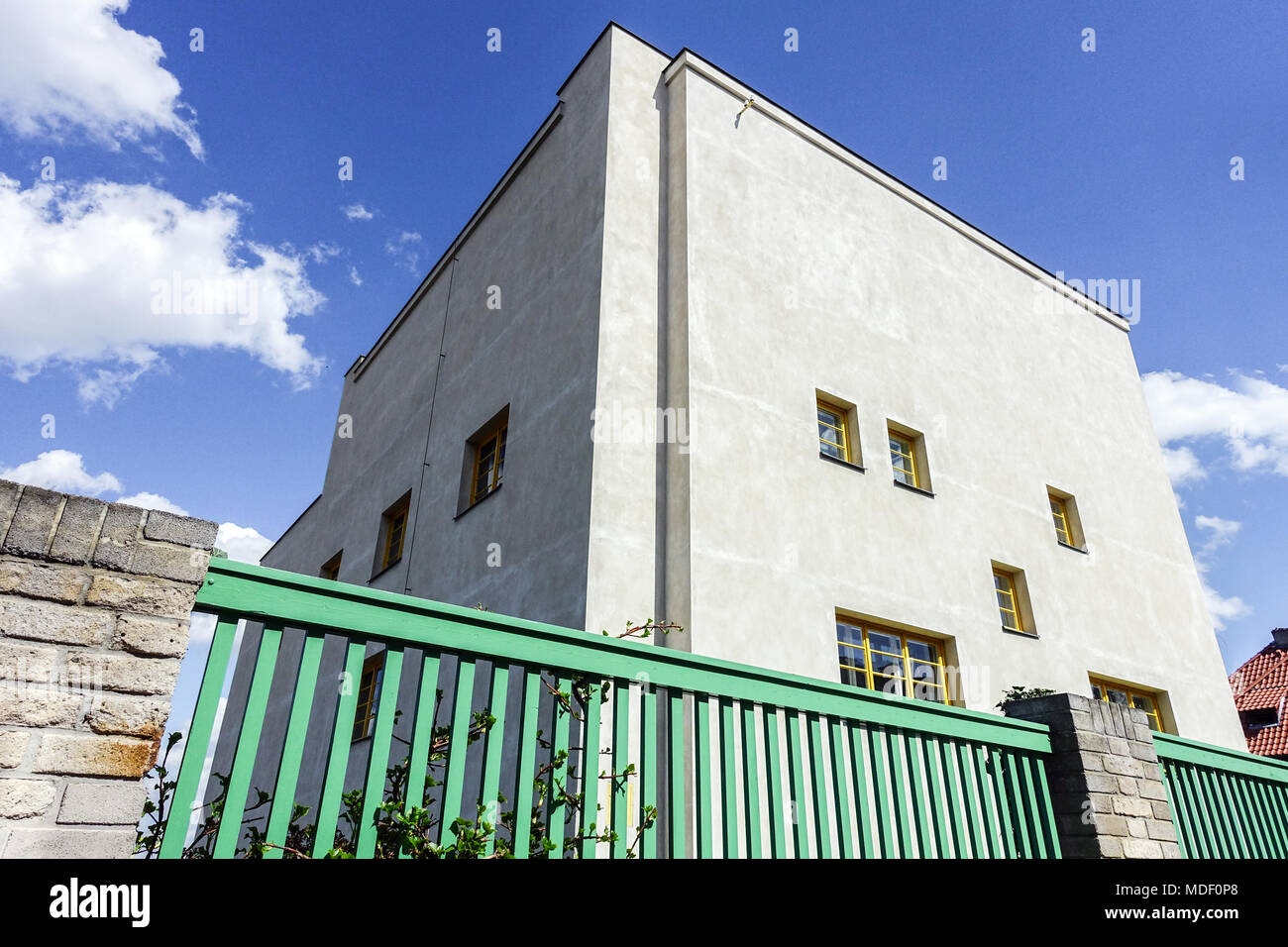 La Villa Muller è un edificio progettato da Adolf Loos, Stresovice, Praga, Repubblica Ceca Foto Stock