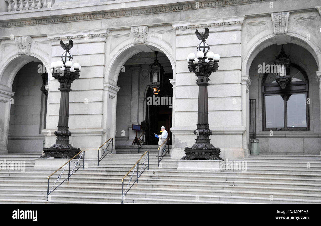 Pennsylvania State Capitol; Harrisburg, Pennsylvania, STATI UNITI D'AMERICA Foto Stock