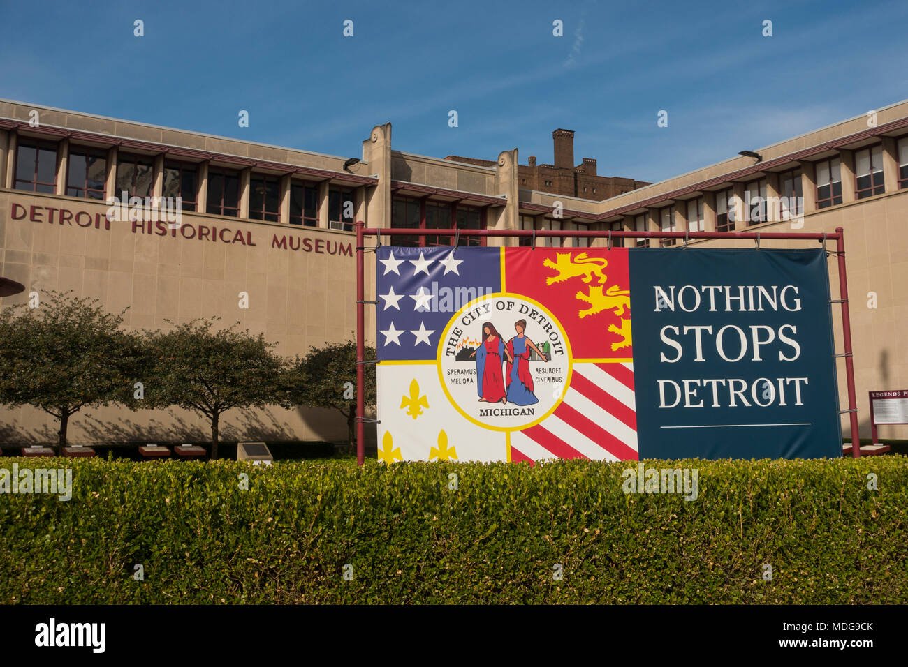 Detroit Museo Storico del Michigan Foto Stock