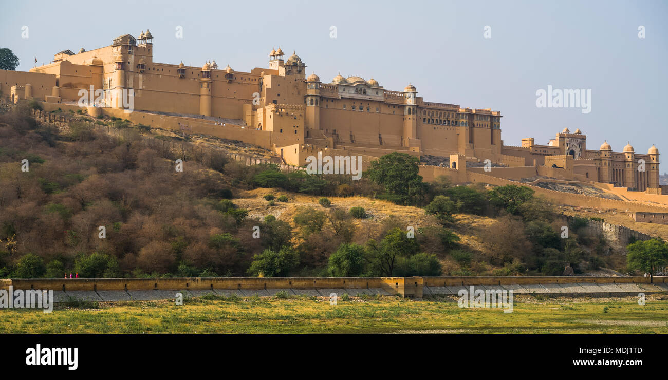 Amer Palace; Jaipur, Rajasthan, India Foto Stock