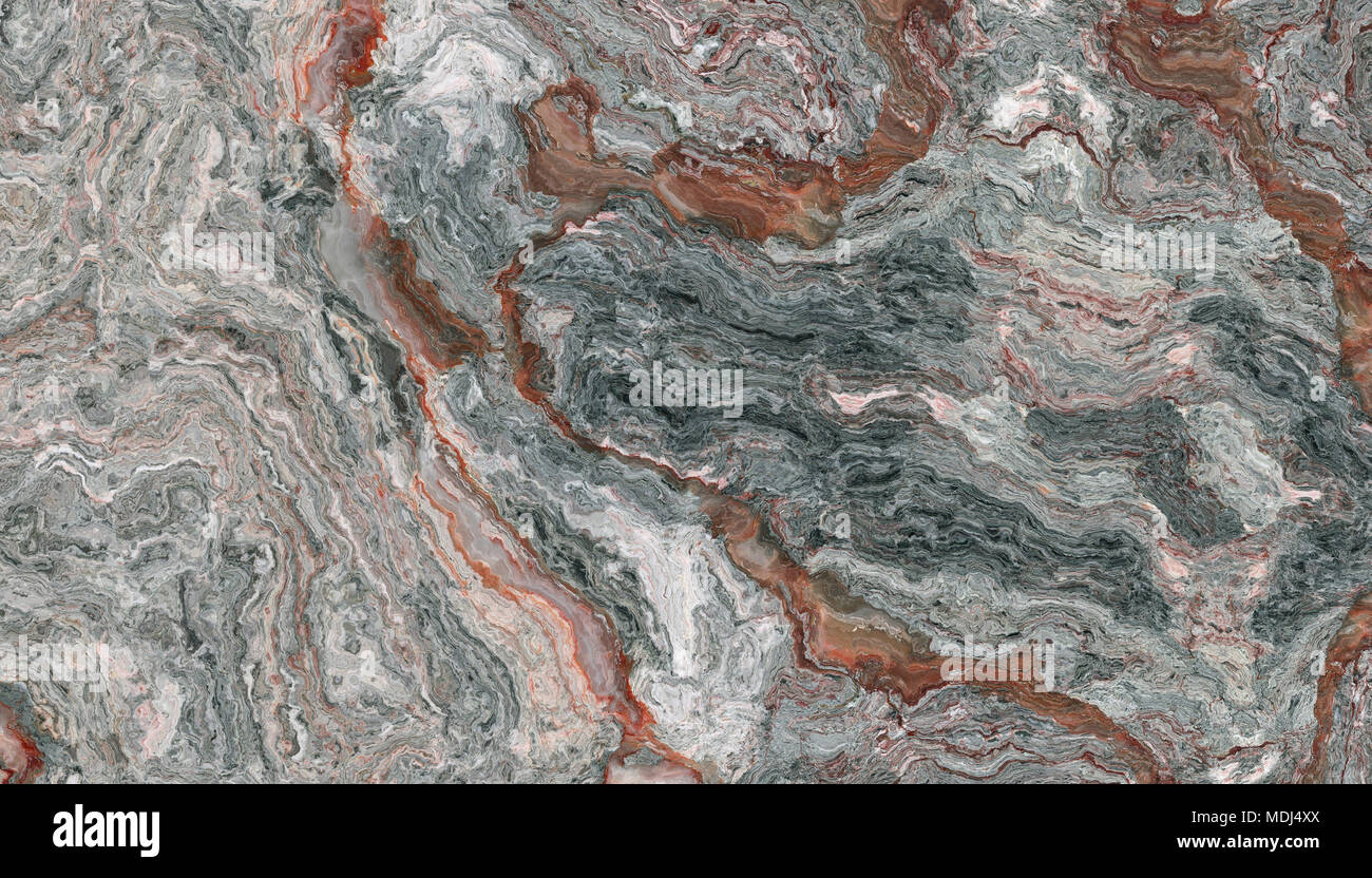 Marmo grigio texture. Pietra naturale e pattern di sfondo astratto Foto Stock