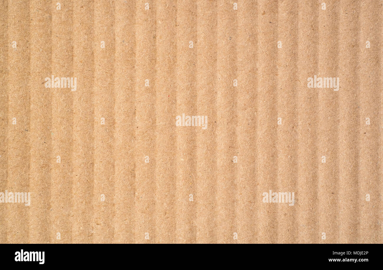 Il cartone ondulato texture Foto Stock