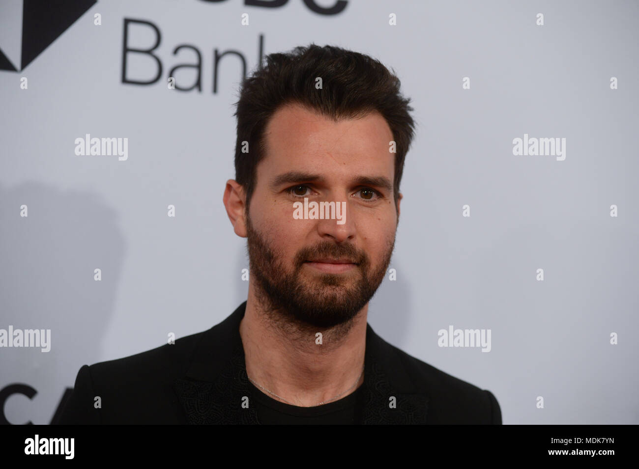 New York, Stati Uniti d'America. Il 19 aprile 2018. Andrea Iervolino assiste un screening di 'Blu notte' durante il 2018 Tribeca Film Festival al teatro SVA on April 19, 2018 in New York City. Credito: Erik Pendzich/Alamy Live News Foto Stock