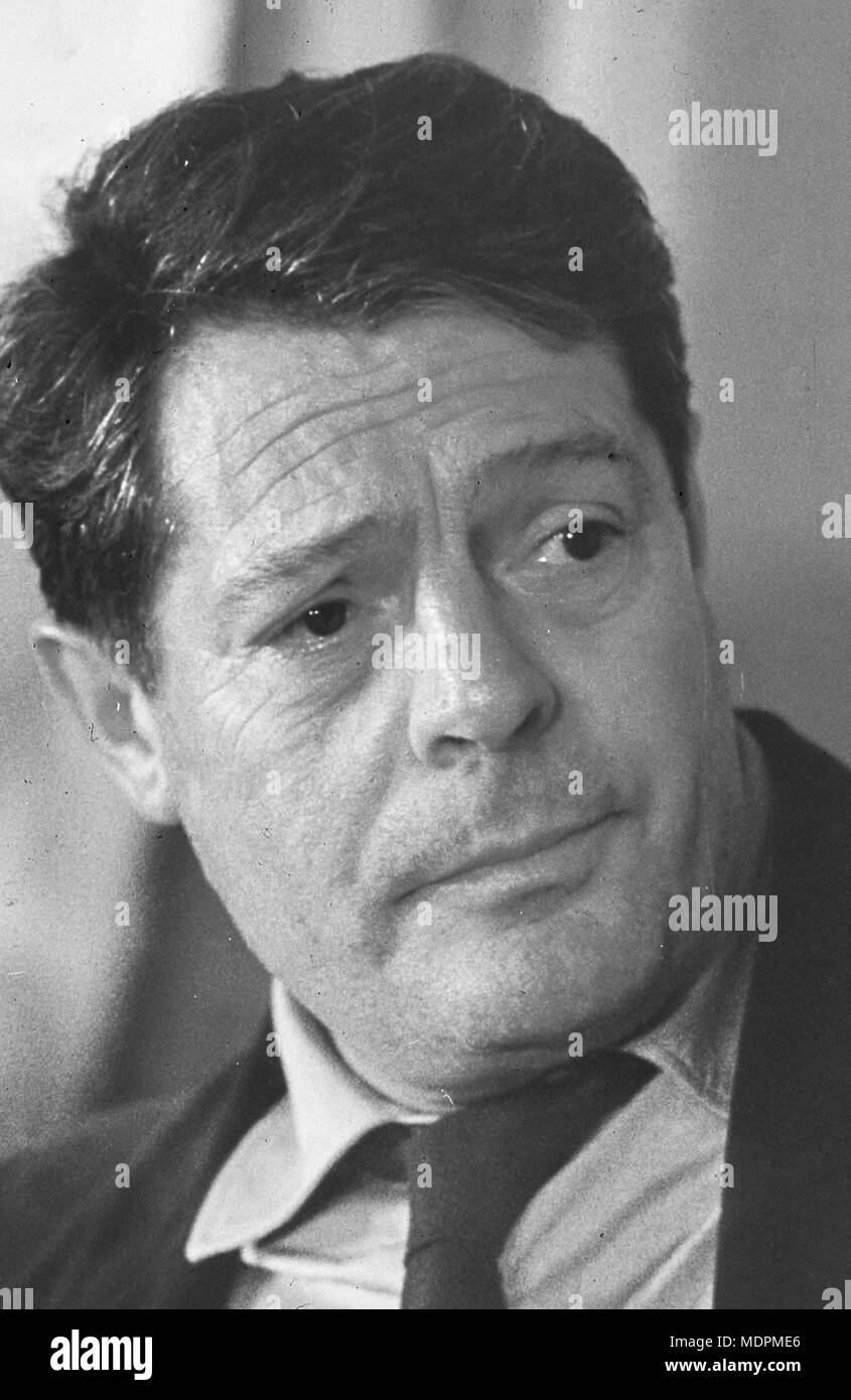 Marcello Mastroianni, 80s Foto Stock