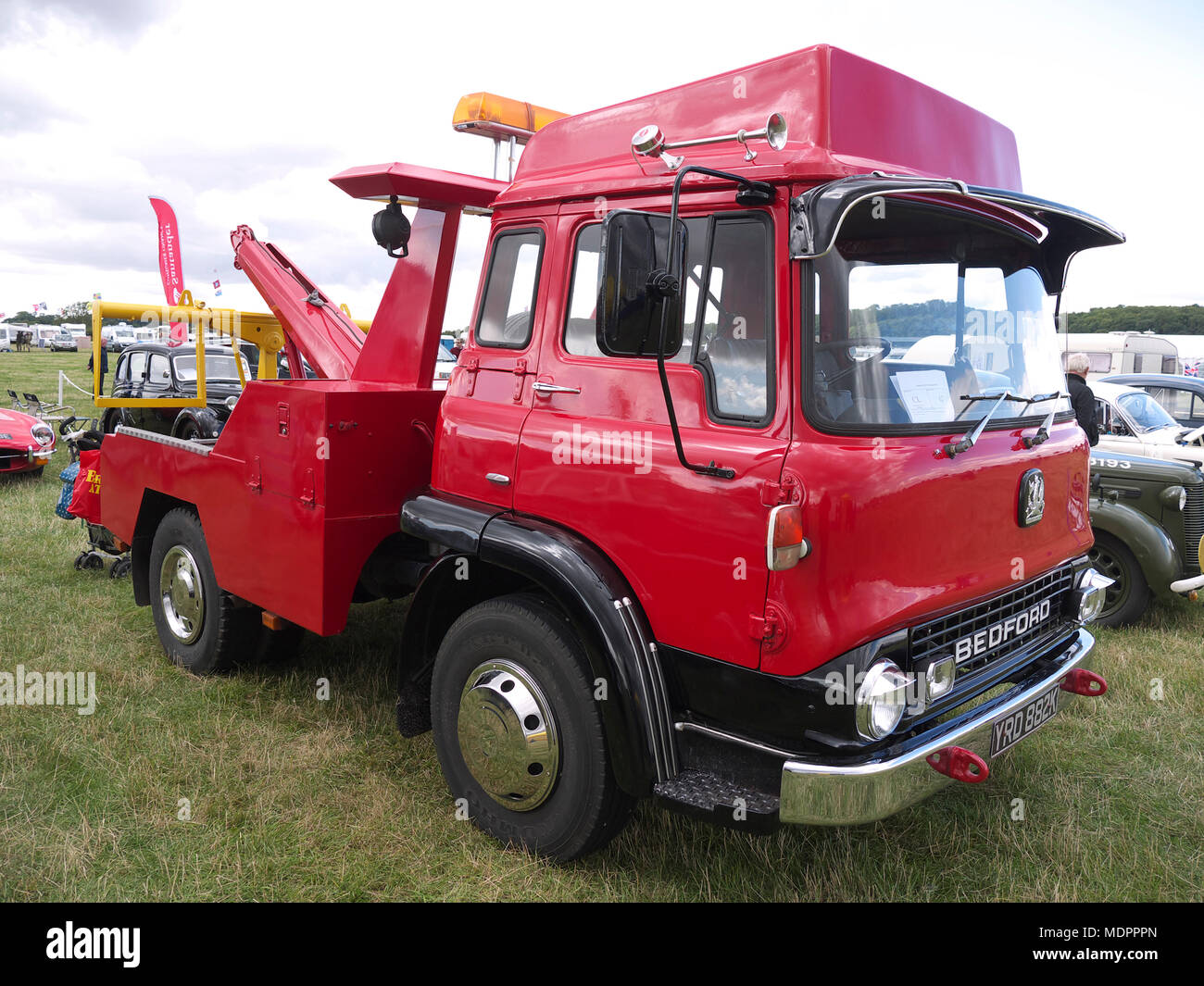 Bedford camion di recupero, guerra Rauceby weekend, LIncolnshire Foto Stock