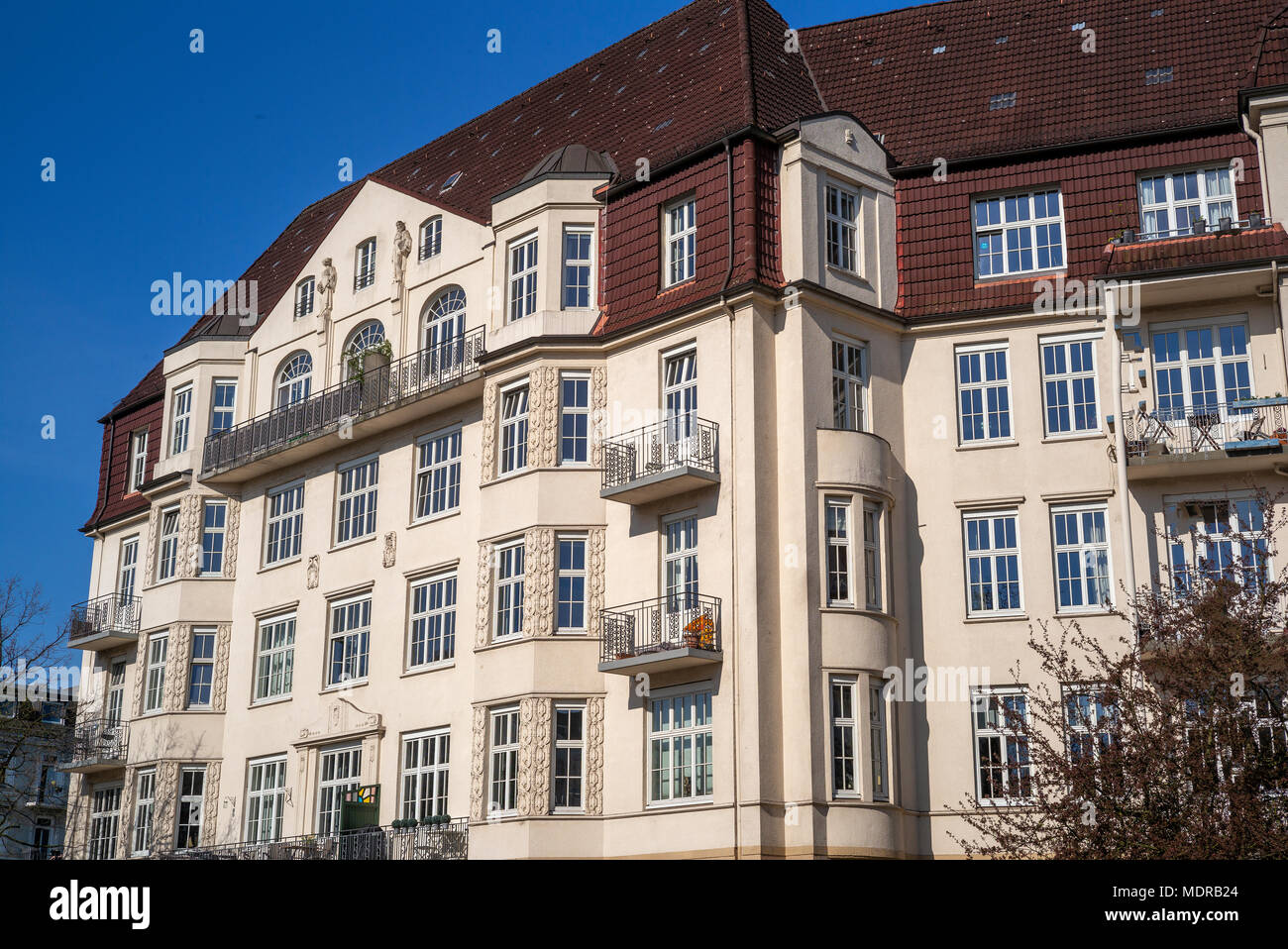 Altbaugebäude ad Amburgo, Deutschland Foto Stock