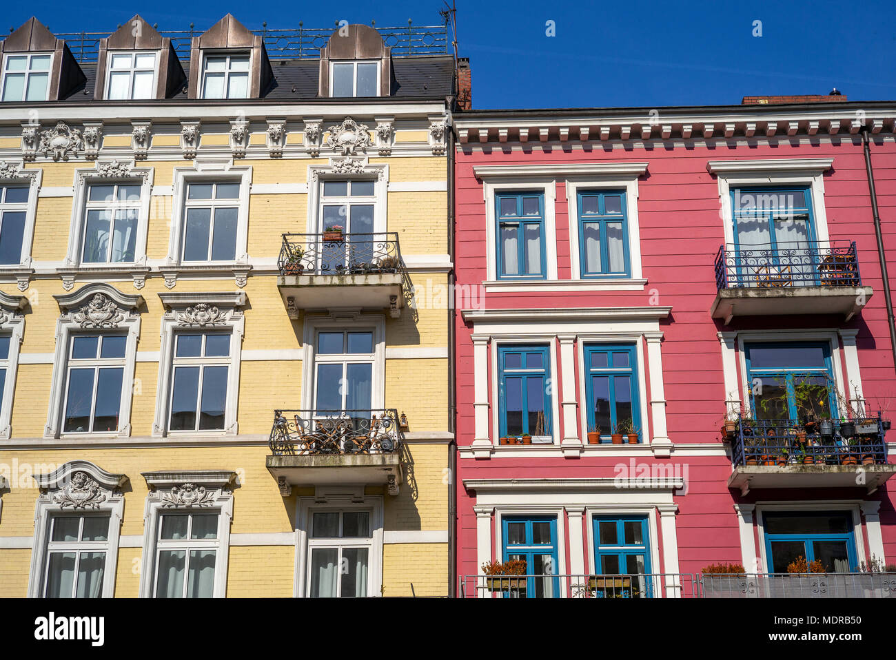 Altbaugebäude ad Amburgo, Deutschland Foto Stock