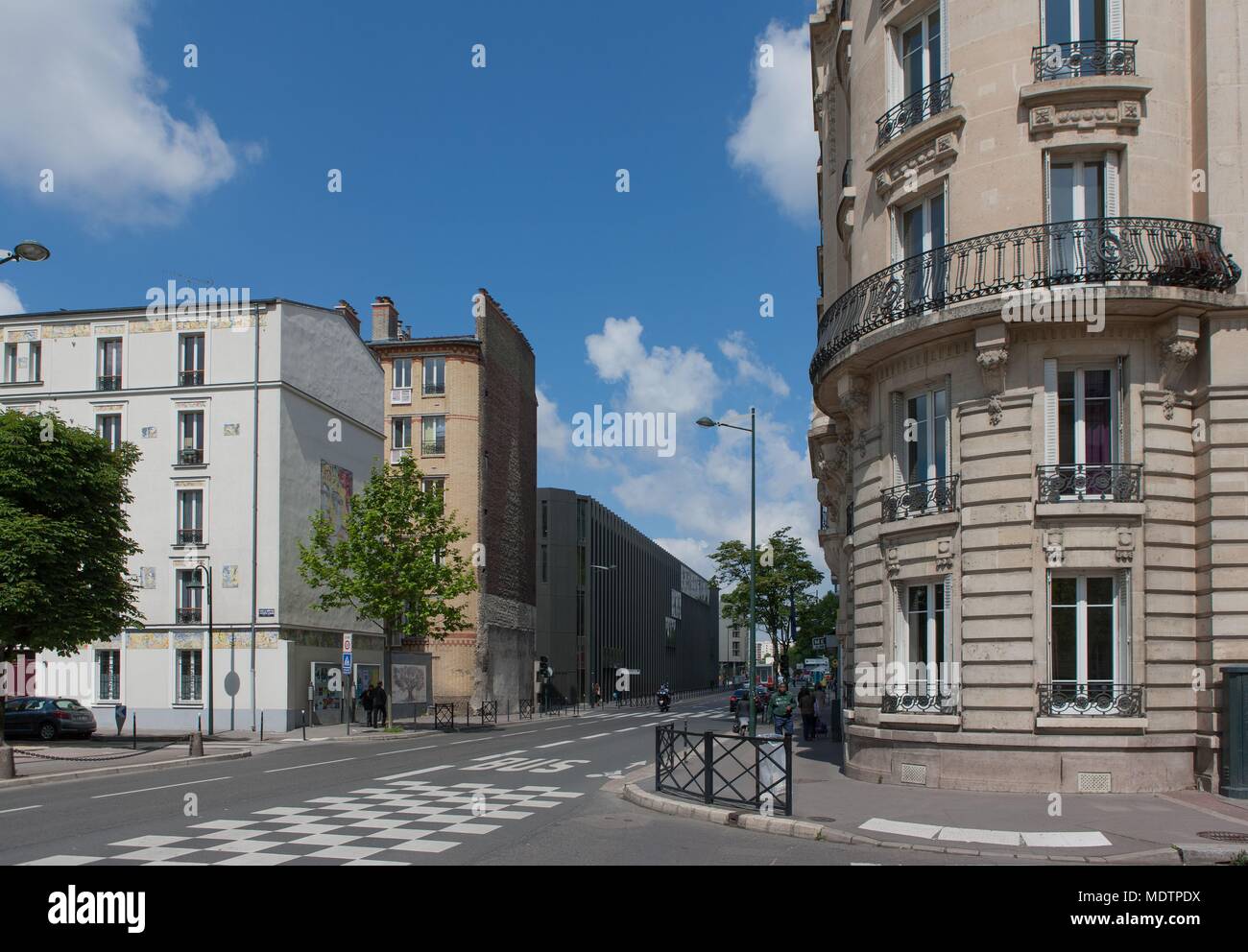 Francia, Clichy la Garenne, Allée Leon Gambetta, central prenotazioni Copyright notice: CRT PIdF Foto Stock