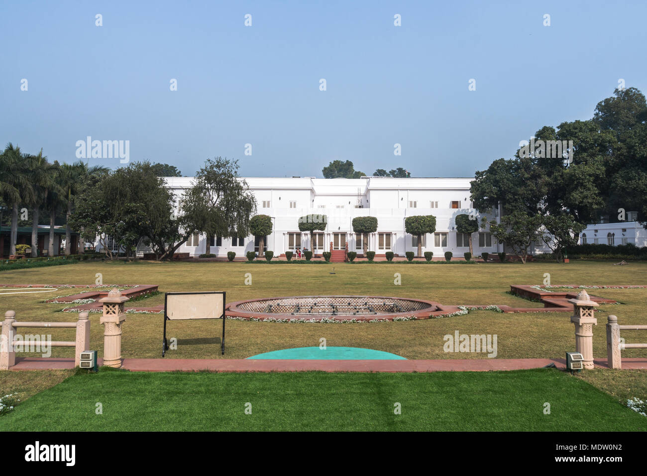 New Delhi. India, 26 Gennaio 2018: Birla House o Birla Bhavan a New Delhi, in India, è la casa dove il Mahatma Gandhi ha trascorso gli ultimi 144 giorni della sua Foto Stock