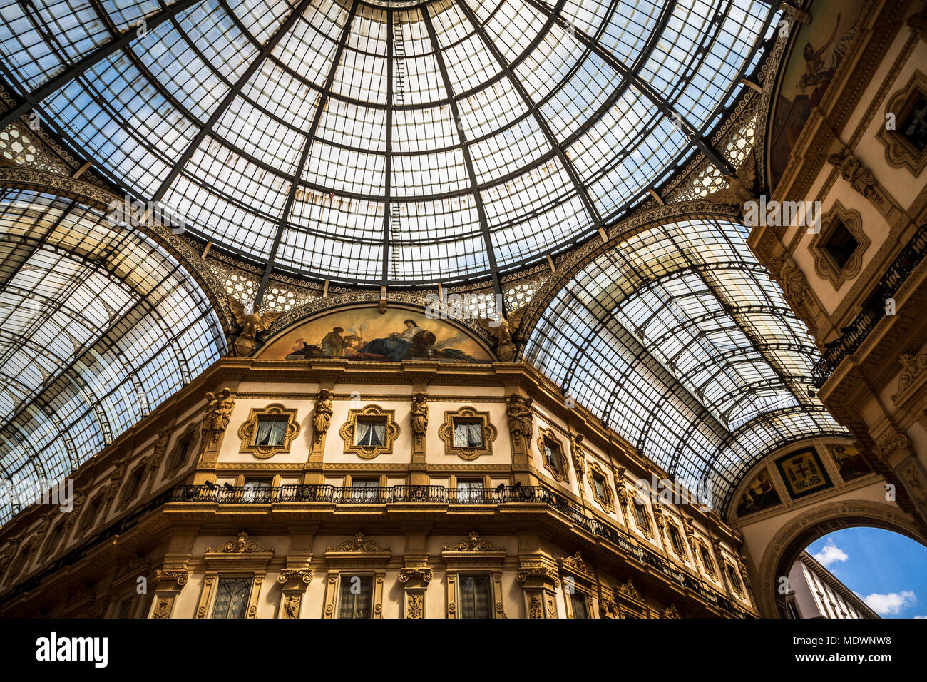 Milano, Italia, Galleria Vittorio Emanuele Foto Stock