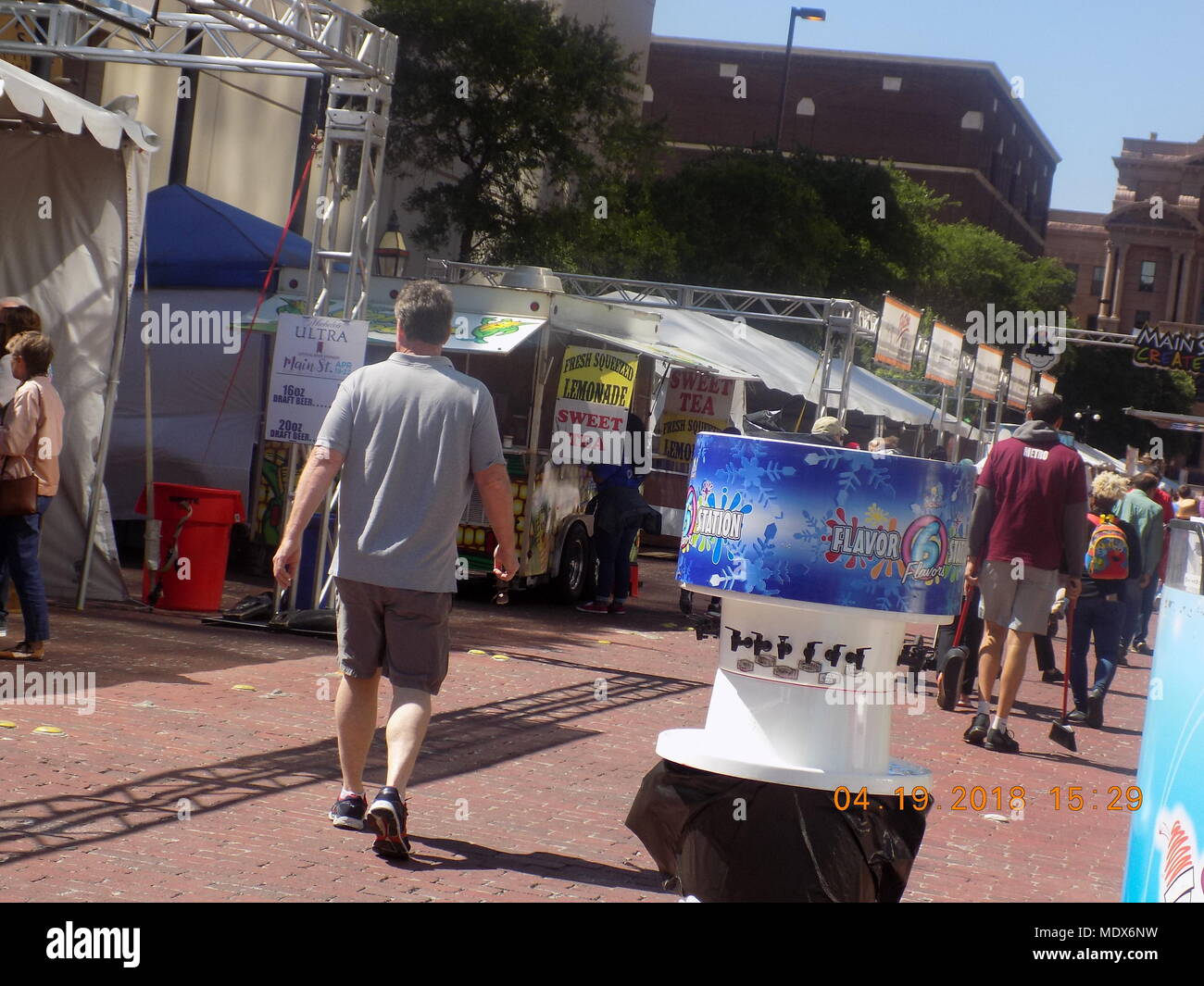 Main Street Arts Festival di Fort Worth, Tx Foto Stock