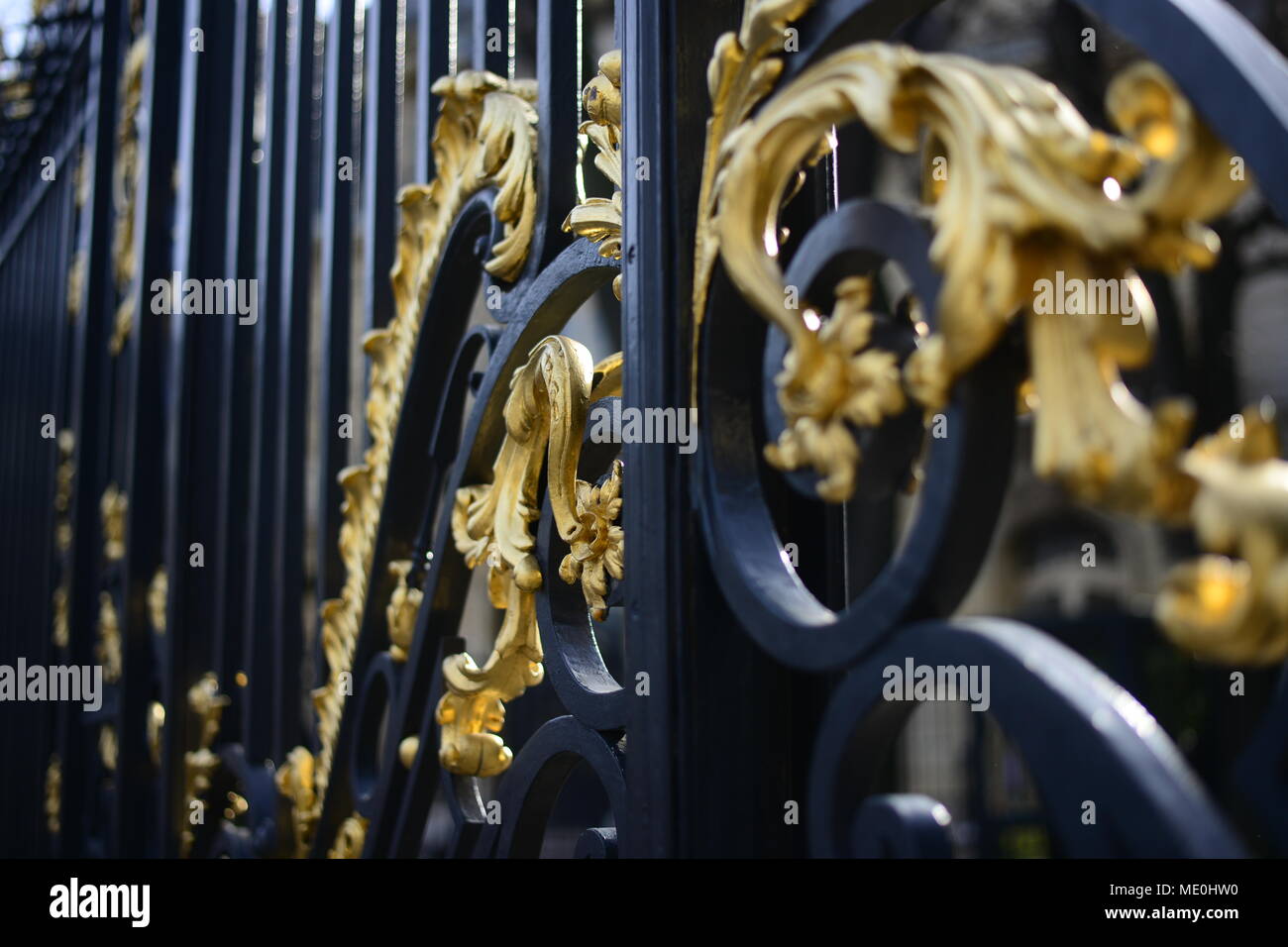 Cancello in Parigi Foto Stock