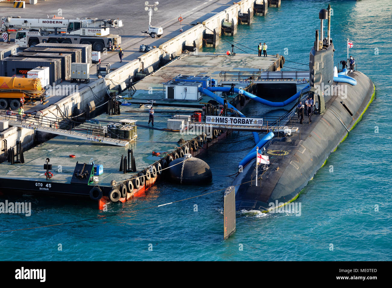 Militari britannici, sottomarini, U-Boot Foto Stock