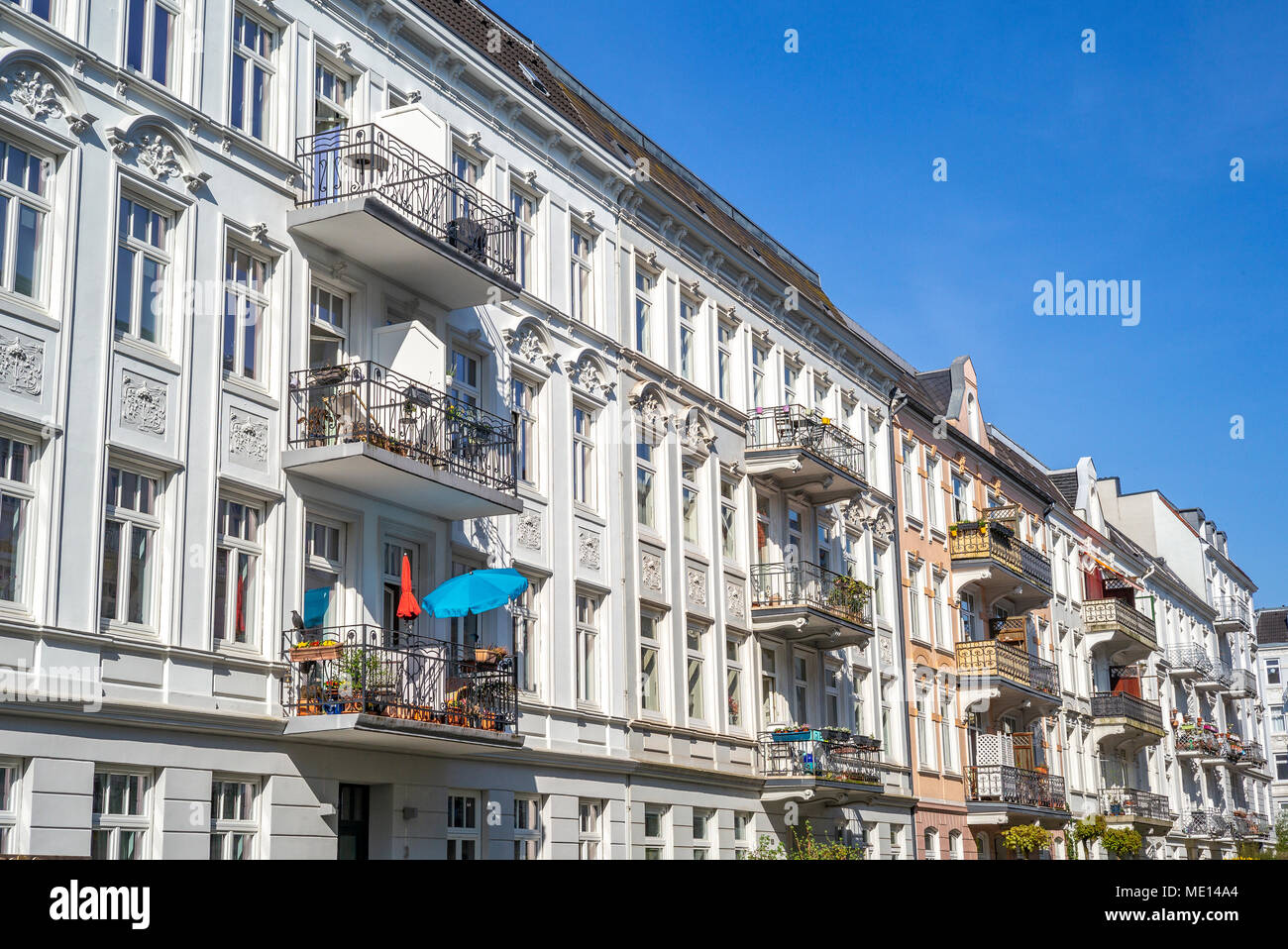 Altbaugebäude ad Amburgo, Deutschland Foto Stock