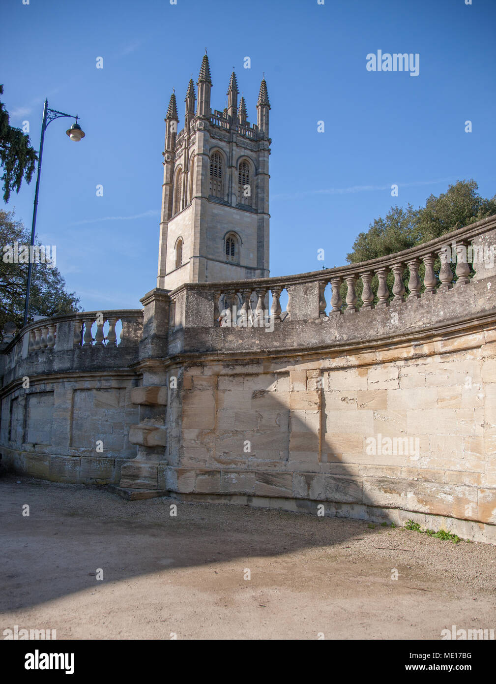 Oxford Canal e centro città Foto Stock