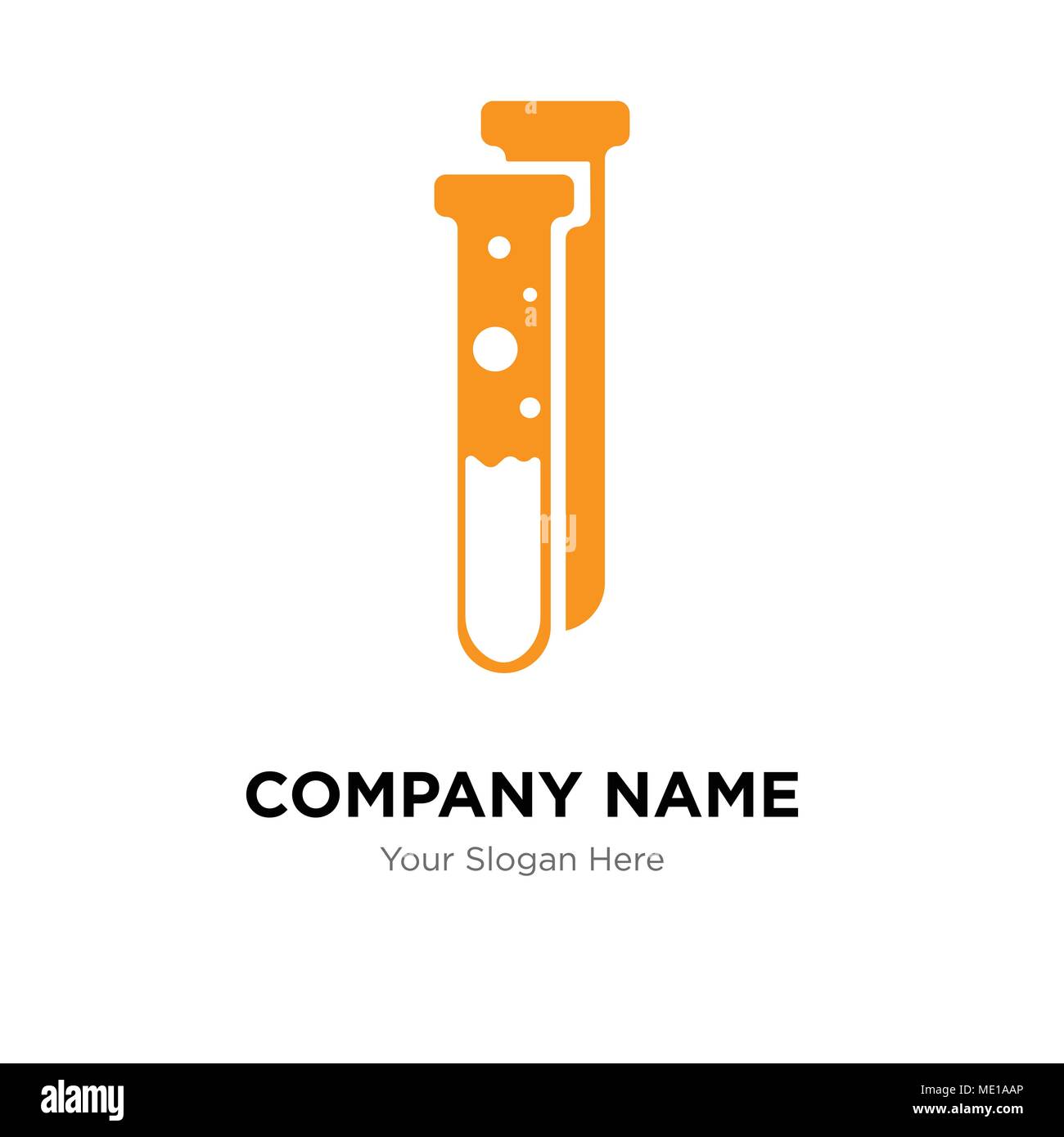 La capsula company Logo design template, business corporate icona vettore Illustrazione Vettoriale