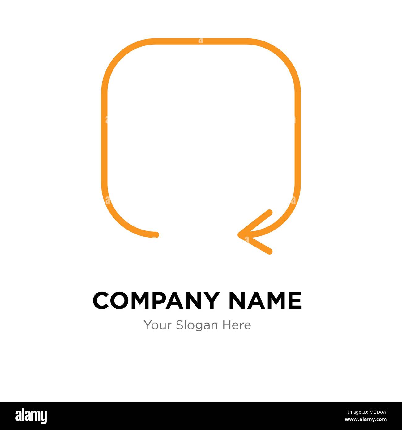 Aggiornare la freccia company Logo design template, business corporate icona vettore Illustrazione Vettoriale