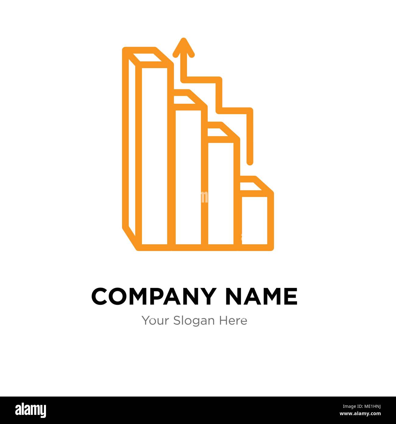 Targeting company Logo design template, business corporate icona vettore Illustrazione Vettoriale