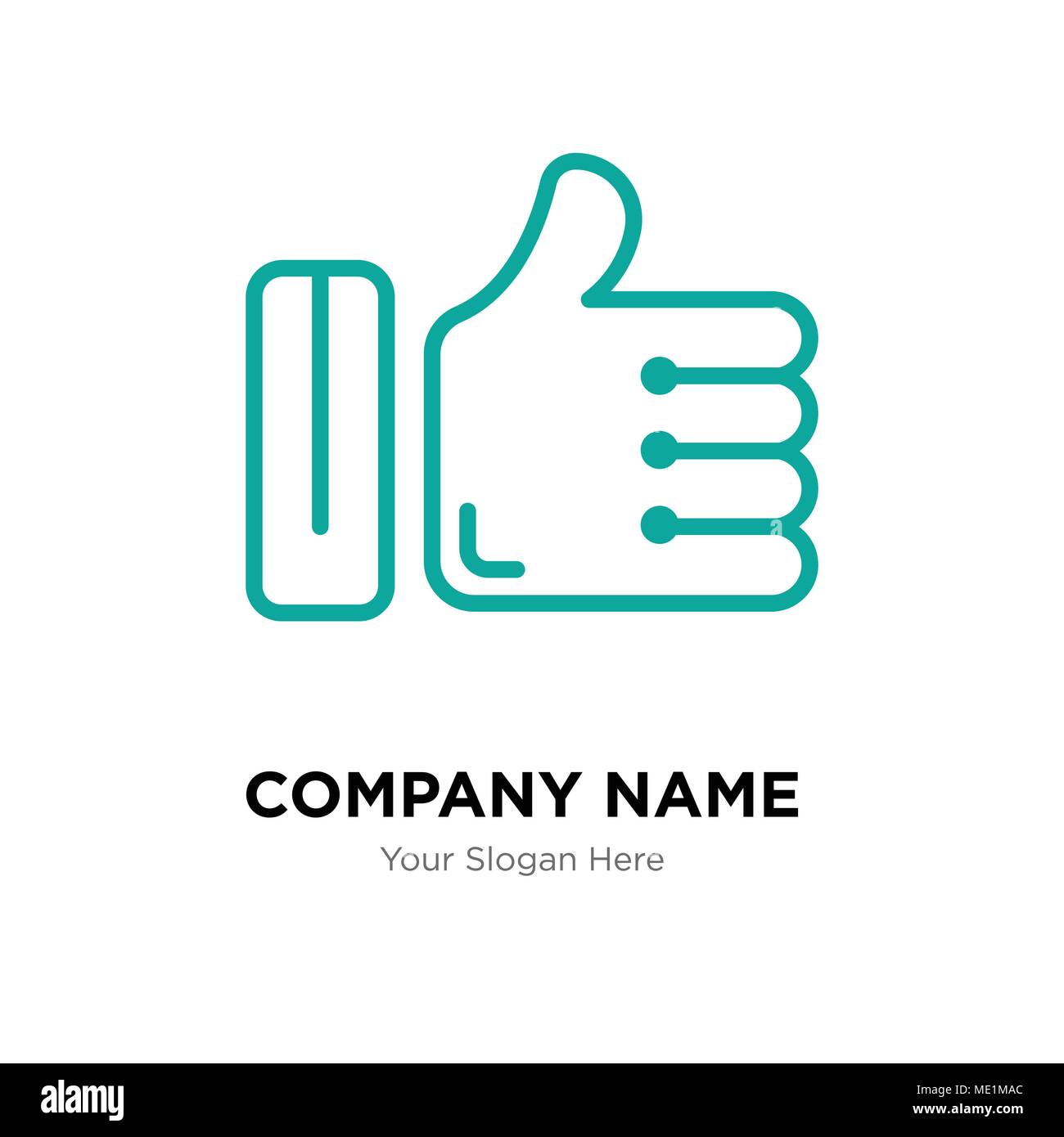 Come company Logo design template, business corporate icona vettore Illustrazione Vettoriale