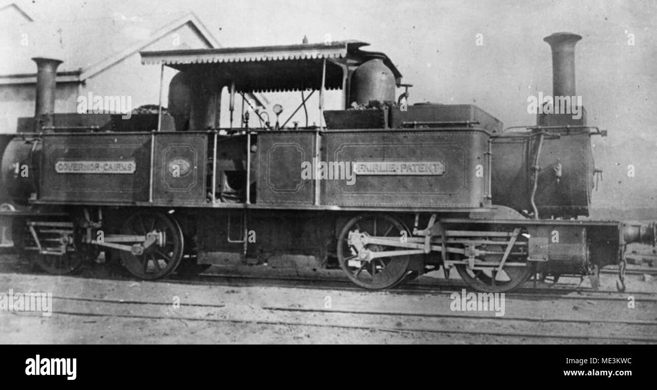 Governatore Cairns, costruito dalla Fonderia Vulcan, Inghilterra, nel 1876, aveva. Foto Stock