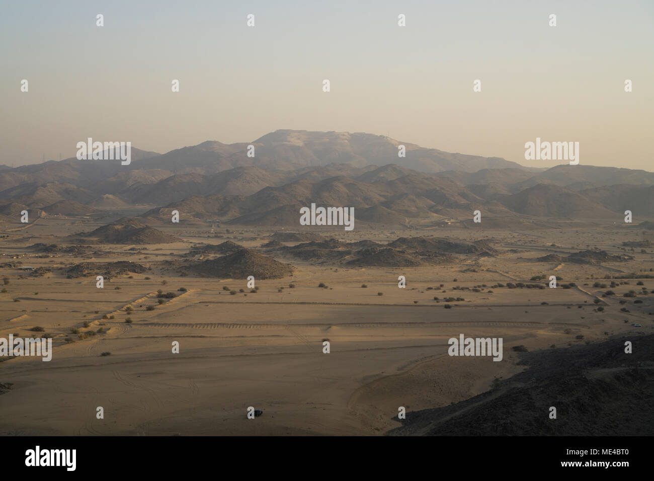 Deserto di scena Asfan in Arabia Saudita Foto Stock