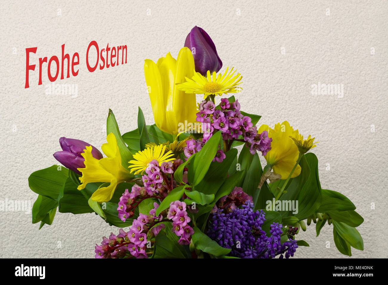 Osterstrauß - Blumenstrauss Foto Stock