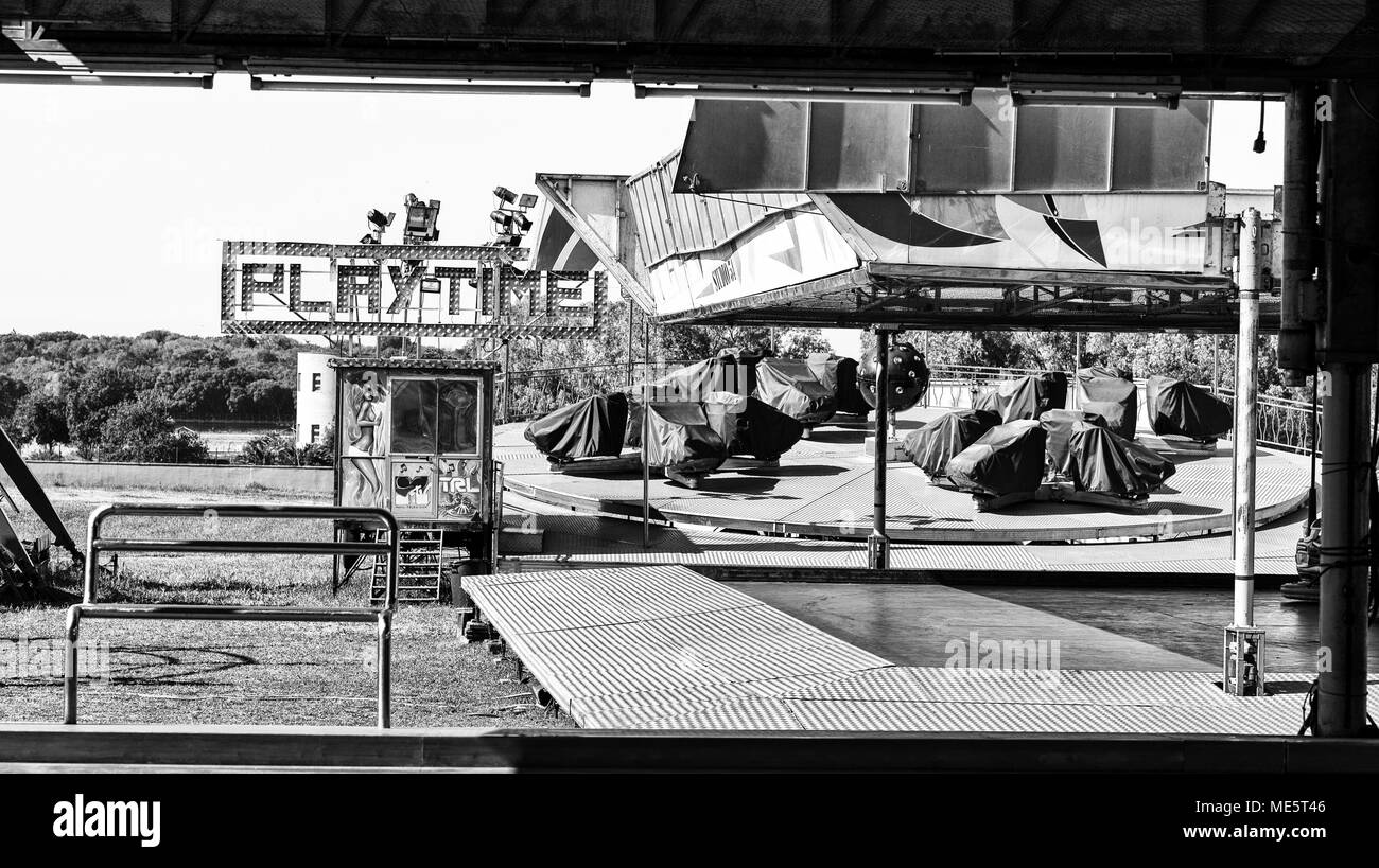Autonomia di riproduzione: parco divertimenti Foto Stock