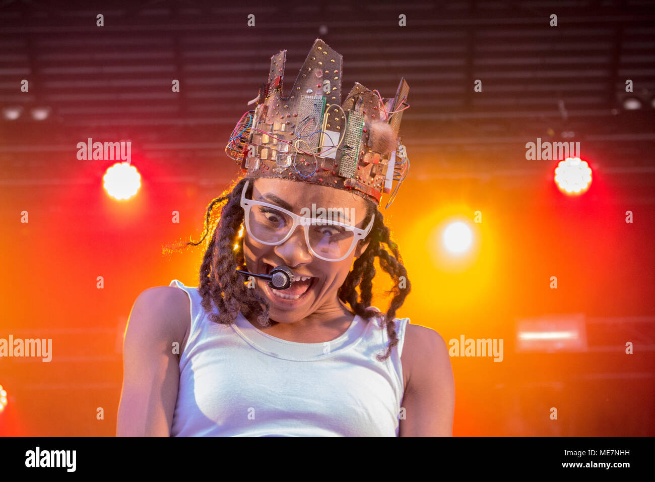 Esperanza Spalding performing live at Molde International Jazz Festival in Molde, Norvegia, 21.07.2016. Foto Stock