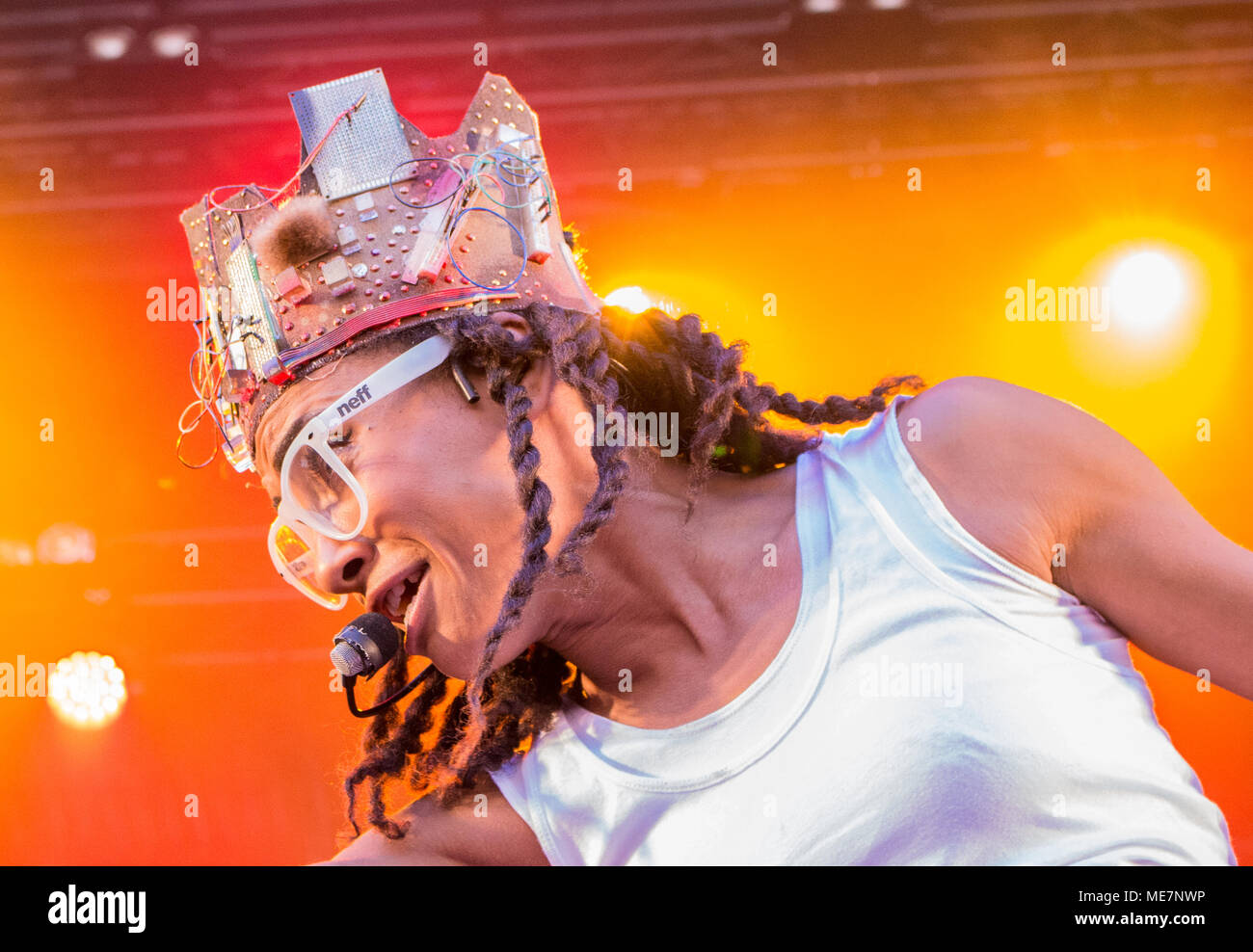 Esperanza Spalding performing live at Molde International Jazz Festival in Molde, Norvegia, 21.07.2016. Foto Stock