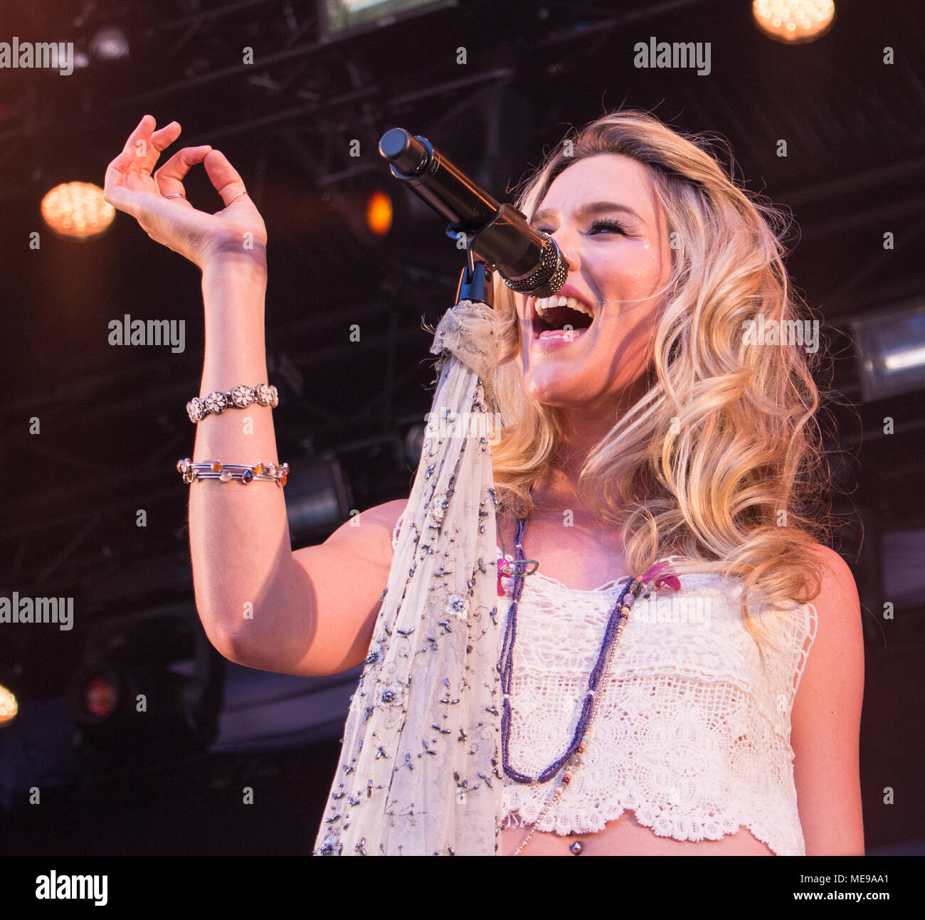 Joss Stone Molde esegue a Molde Festival Internazionale di Jazz, Norvegia, 2016.07.21. Foto Stock