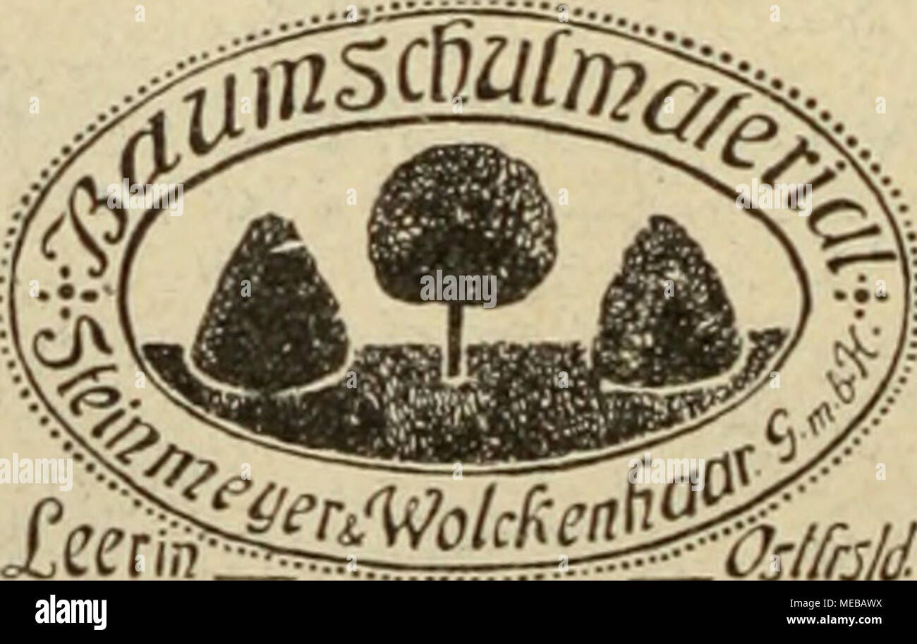 . Die Gartenkunst . Vs/M .Reichhaltiger Katalog postfrei zu Diensten." /van bittet bei Bestellungen sich auf âDie Gartenkunst" zu beziehen. Wir liefern Seit mehr als 30 Jahren als SpezialitÃ¤t alle Sorten KyanisiertB BounipfÃ¤HLE. RosenpfÃ¶hie u. HebpfÃ¤HLE. Die Dauerhaftigkeit dieser kj'anisierten, d h. mit Quecksilbersublimat imprÃ¤gnierten, PfÃ¤hle wird allgemein anerkannt. Katz &AMP; Comp. Nachfolger, Mannheim. ImprÃ¤gnieranstalten a Baden, Bayern u. WÃ¼Rttem- Berg. Lieferanten vieler StaatsbehÃ¶rden, stÃ¤dt. Verwaltungen RSU, Manverlange Offerten anter Angabe von Langenu. StÃ¤ Foto Stock