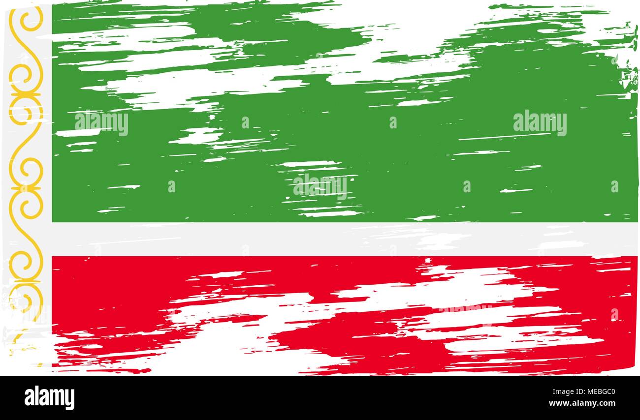 Bandiera di con il vecchio texture. Illustrazione Vettoriale Illustrazione Vettoriale