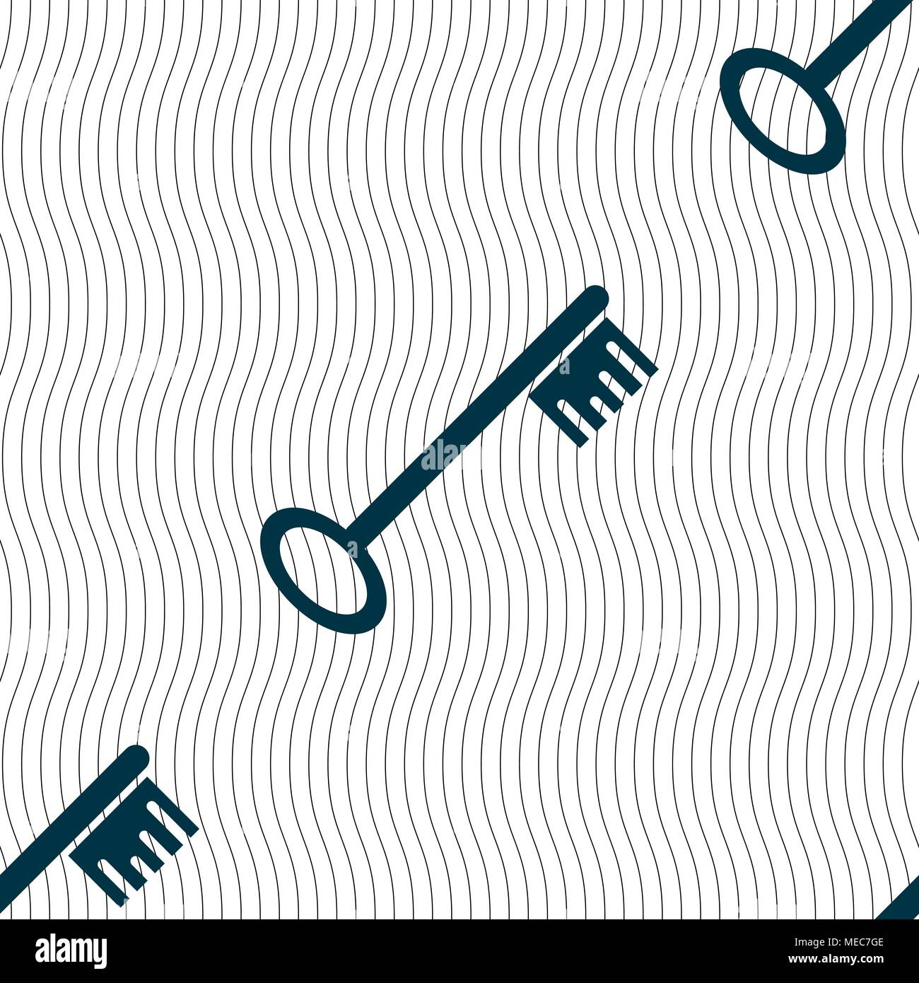 Icona del tasto segno. Modello senza cuciture con texture geometrica. Illustrazione Vettoriale Illustrazione Vettoriale