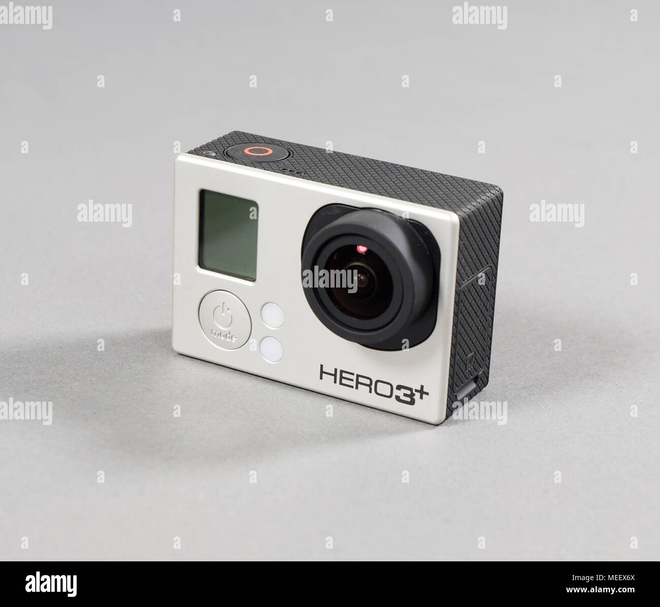 Una GoPro Hero 3+ digitale 4K di video e foto della fotocamera. Foto Stock